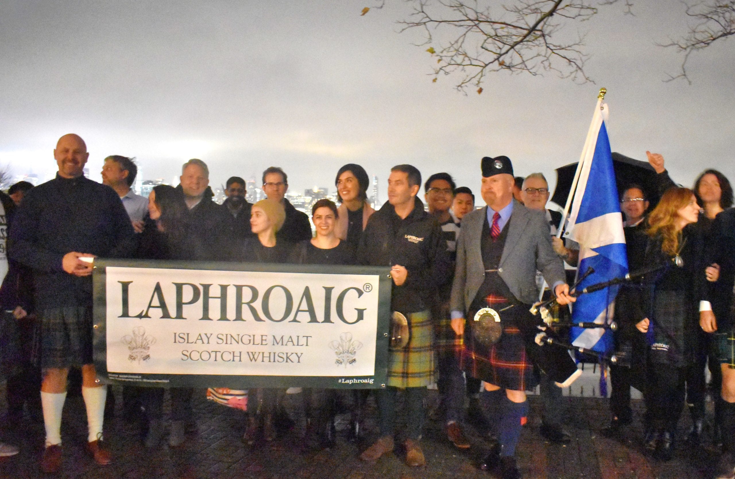 An amazing New Jersey Laphroaig whisky evening in kilt