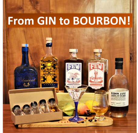 From GIN to BOURBON online tasting. An incredible sensory experience!
