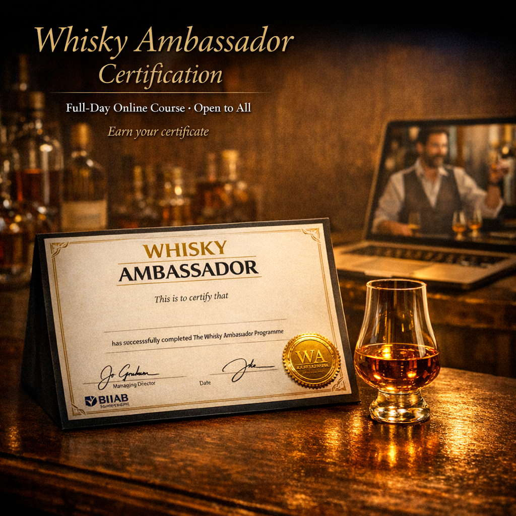 Certified online Whisky Course - Open to all - September 13