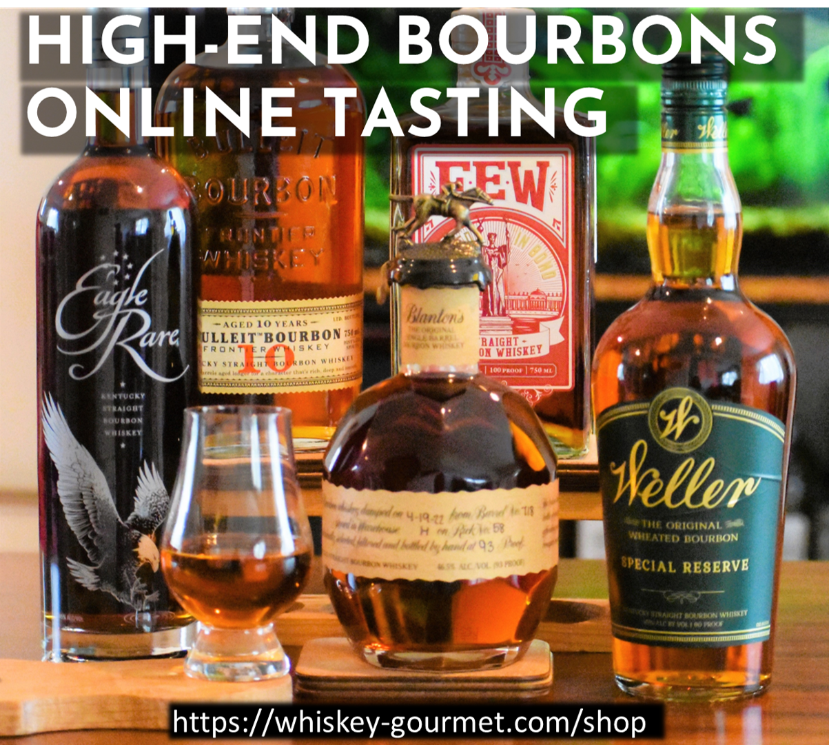 Bourbon high-end online tasting - includes Blanton's single barrel
