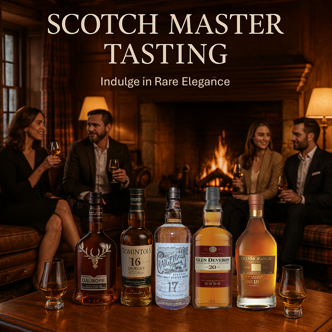 Scotch Whisky Master online tasting - enjoy & compare five from 15 to 20 years old! Aug. 19